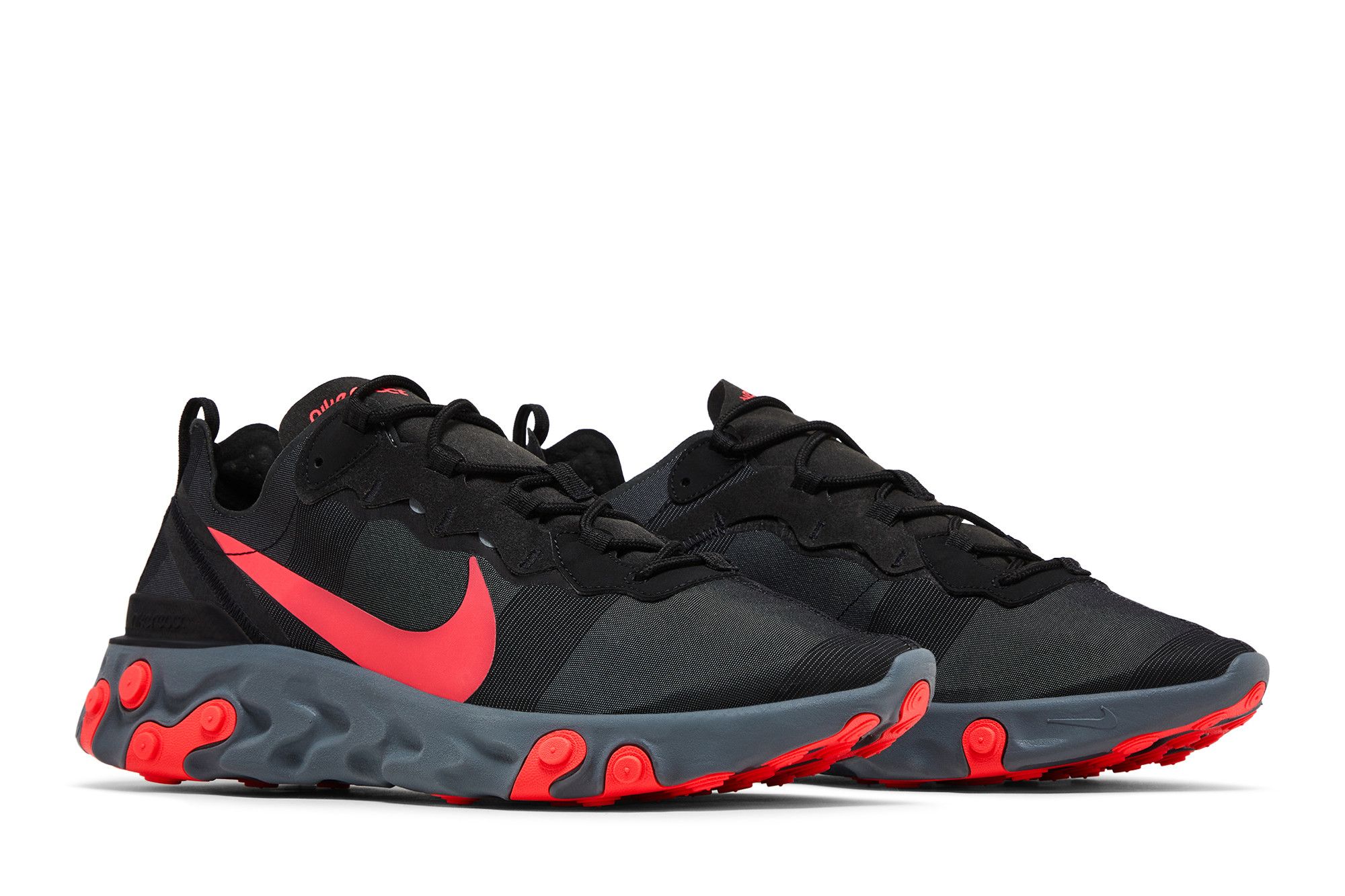 Cheap 耐克React Element 55 黑色太阳红 BQ6166-002