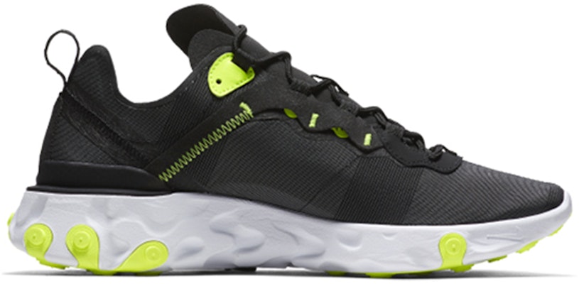 耐吉 React Element 55 黑色 灰狼 亮電綠 BQ6166-001 Order 耐吉 React Element 55 黑色 灰狼 亮電綠 BQ6166-001