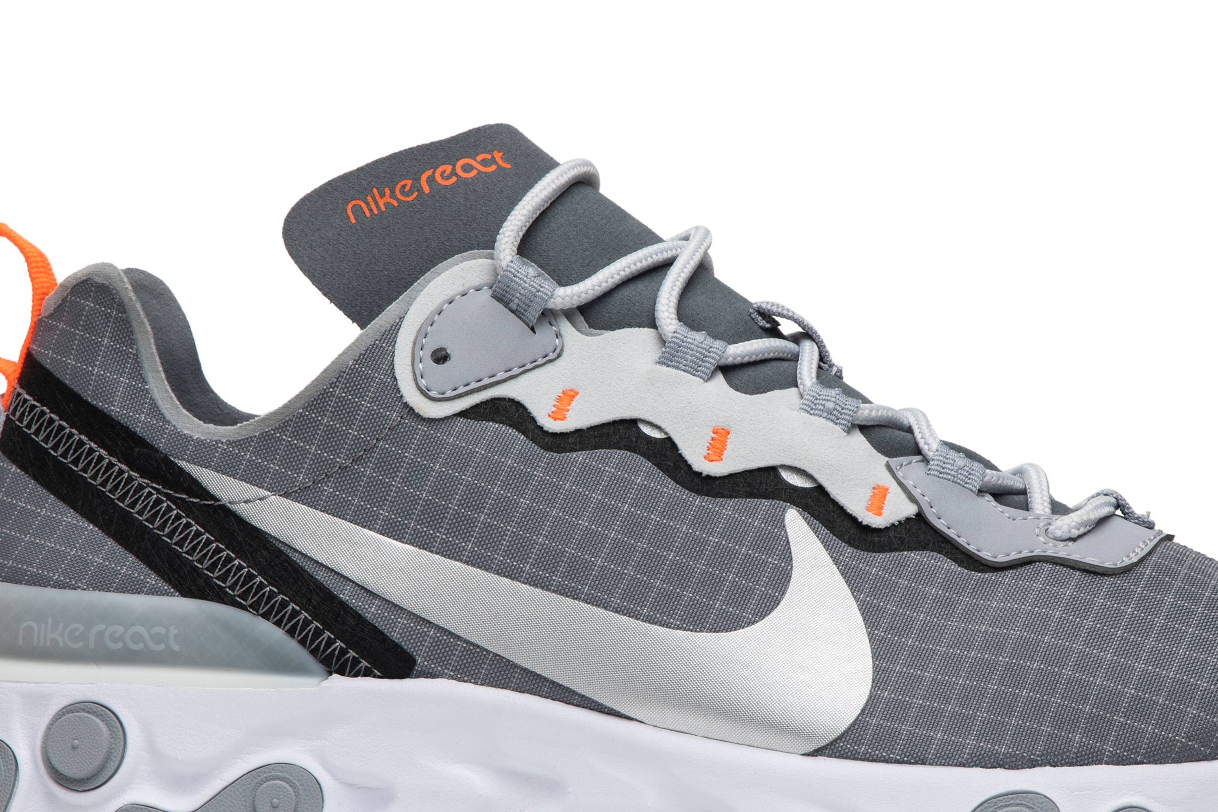 Order Nike React Element 55 Kelabu Sejuk Merah Maroon CD1503-001