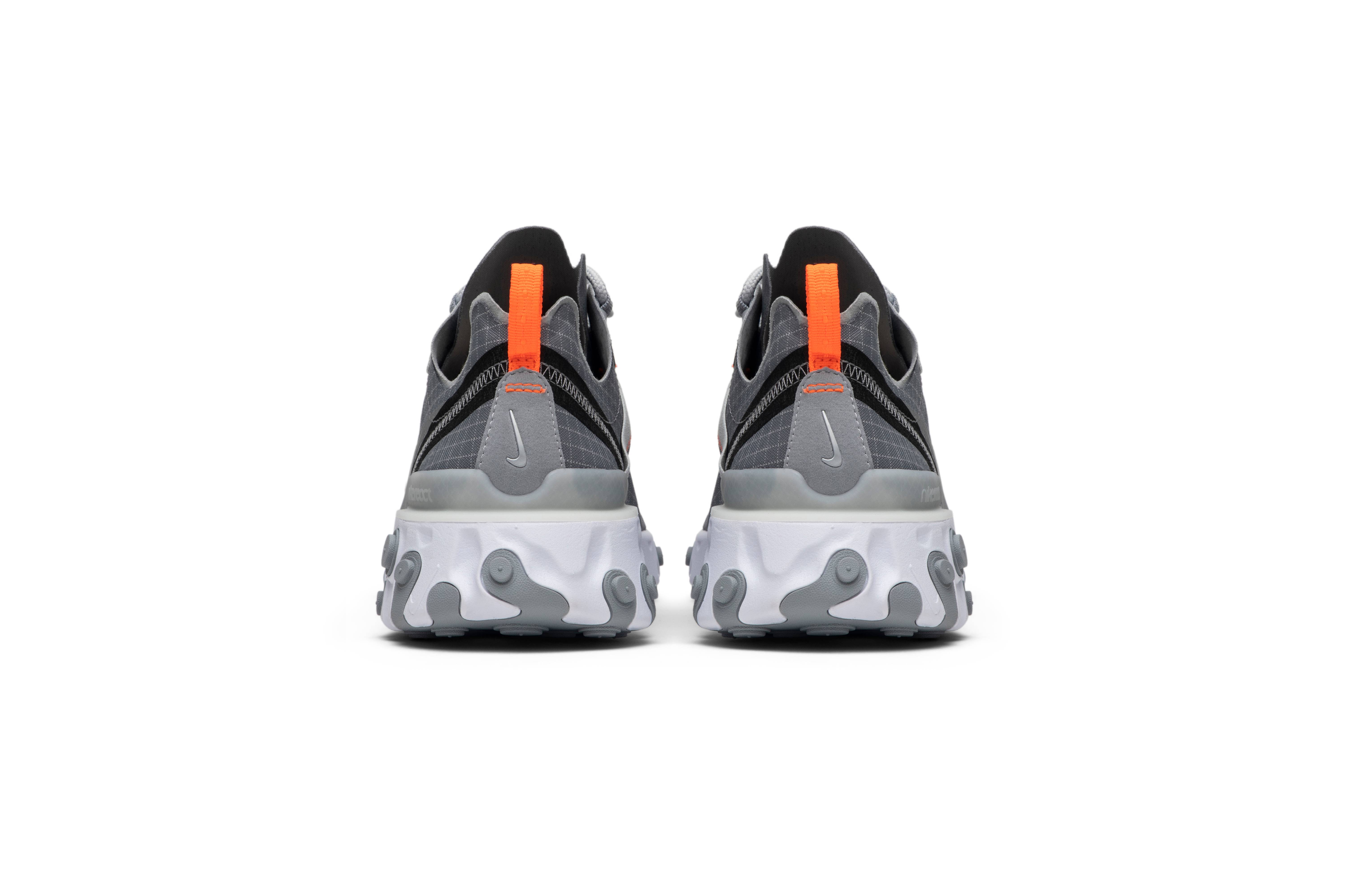 Details for Nike React Element 55 Kelabu Sejuk Merah Maroon CD1503-001