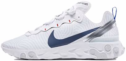 Nike React Element 55 Euro Tour 'White Blue' CW7576-100 Nike React Element 55 Euro Tour 'White Blue' CW7576-100