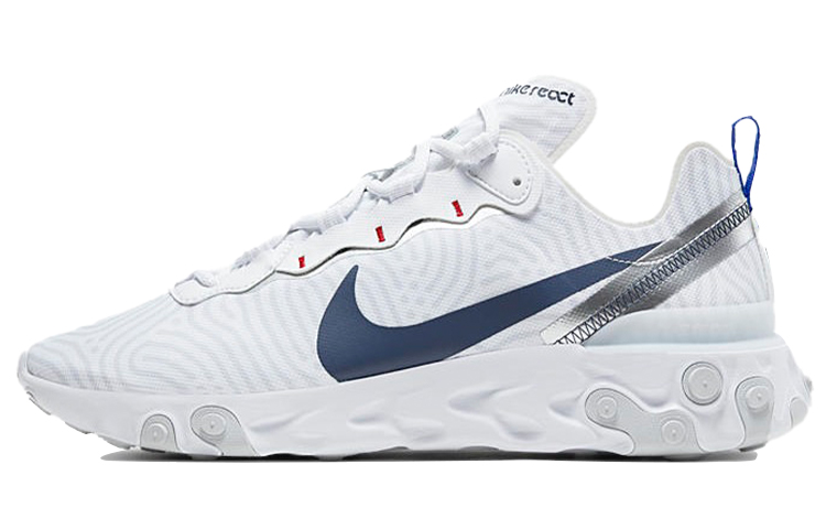 Nike React Element 55 Euro Tour 'White Blue' CW7576-100