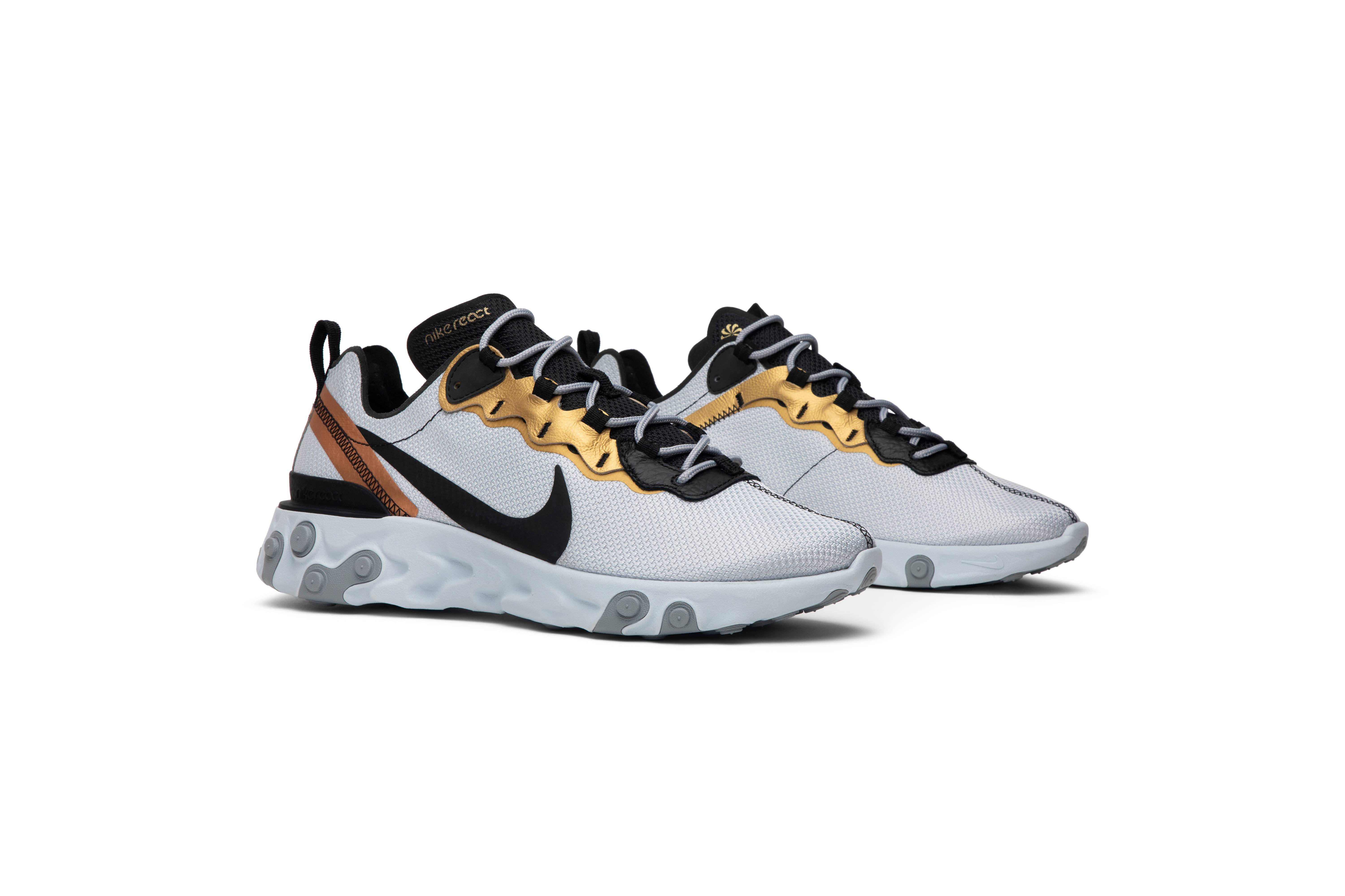 Cheap Nike React Element 55 Emas Ranger CD7627-001