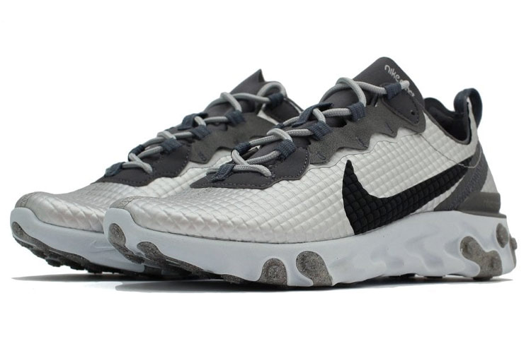 Lookbook Nike React Element 55 Premium 'Abu-Abu Hitam' CL3835-001
