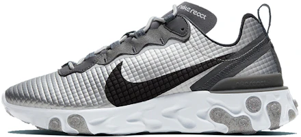 Nike React Element 55 Quilted 'Grid White' CI3835-001 Nike React Element 55 Quilted 'Grid White' CI3835-001