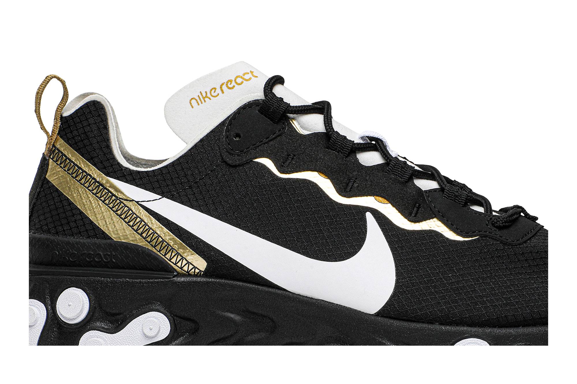 Order ナイキ リアクト エレメント 55 SE "ブラック/メタリックゴールド" CT1590-001