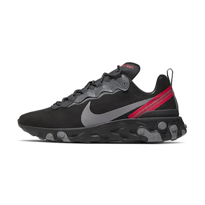 Nike React Element 55 SE 'Black Silver'