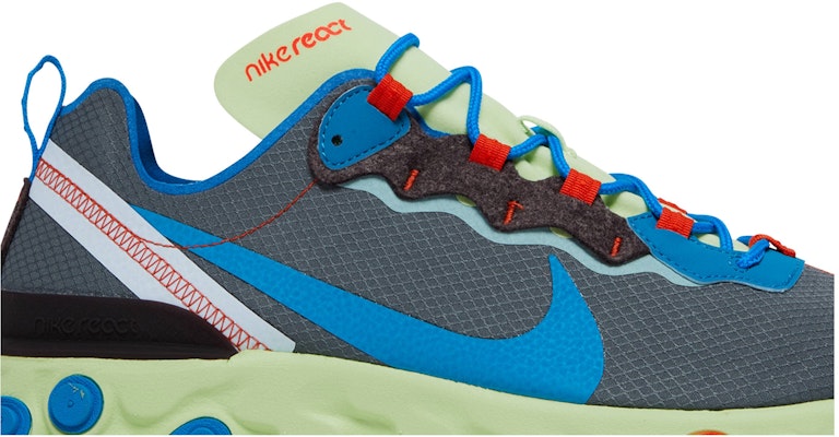 Nike React Element 55 簡約舒適 耐磨透氣 跑鞋 男女款 灰色 Order Nike React Element 55 簡約舒適 耐磨透氣 跑鞋 男女款 灰色
