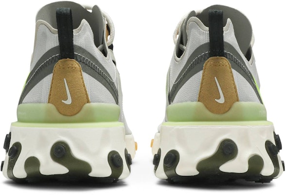 Nike React Element 55 Spruce Volt Zapatillas BQ6166-009 Details for Nike React Element 55 Spruce Volt Zapatillas BQ6166-009