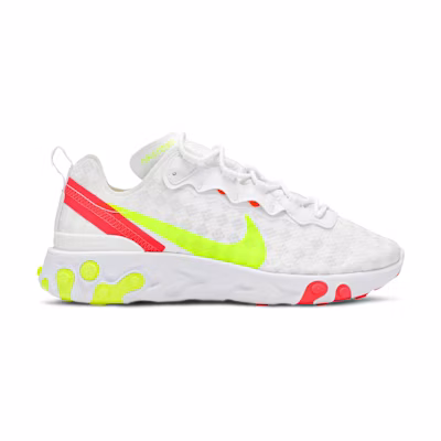 Nike React Element 55 White Crimson Volt
