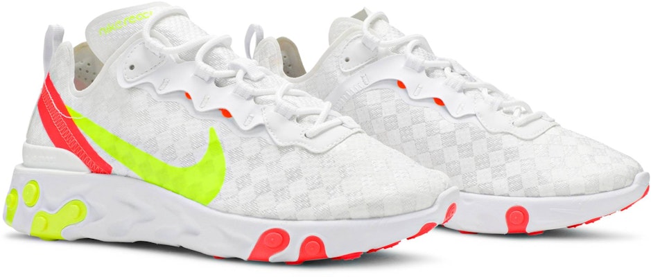 耐吉 React Element 55 白色/緋紅/萊姆綠款 (型號CJ0782-100) Cheap 耐吉 React Element 55 白色/緋紅/萊姆綠款 (型號CJ0782-100)