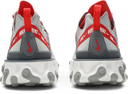 Buy Nike React Element 55 Wolf Grey Game Royal Habanero Red CD7340 001 Novelship