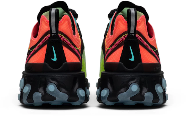 Nike React Element 87 Volt Racer Pink AQ1090-700 Details for Nike React Element 87 Volt Racer Pink AQ1090-700