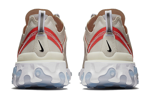 Lookbook Nike React Element 87 ''Grigio Rosso'' AQ1090