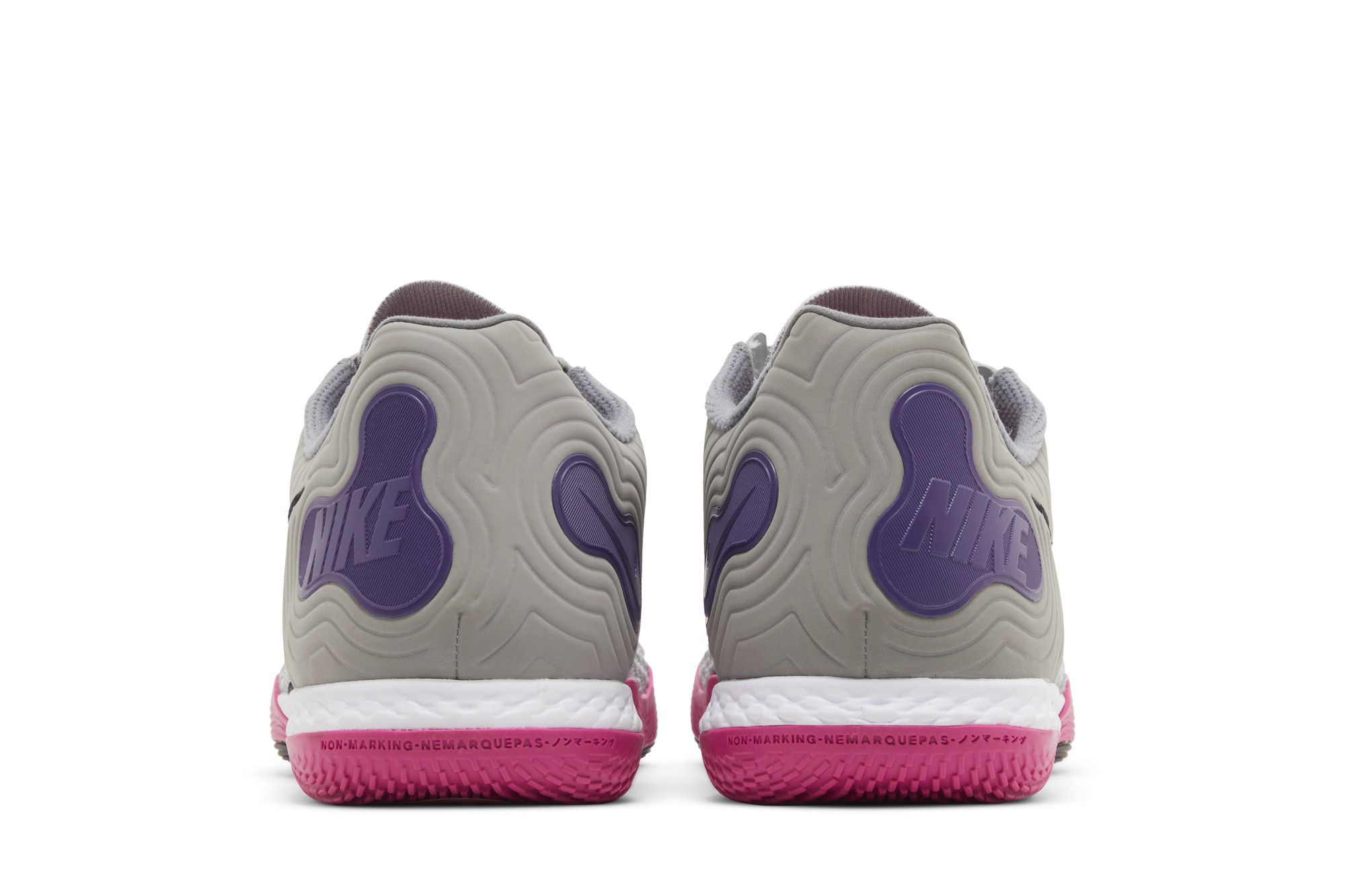 Details for Nike React Gato 'Light Smoke Grey Electro Purple' Sepatu Olahraga Pria CT0550-056