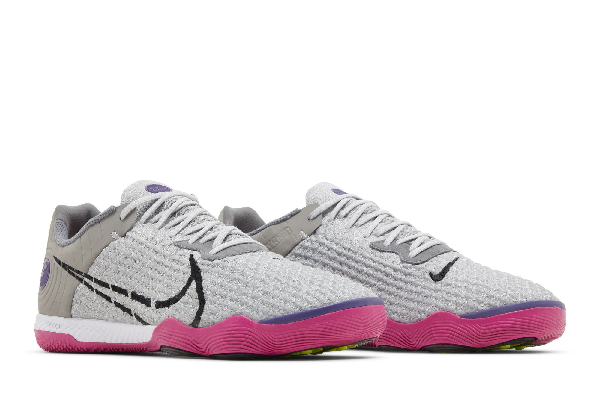 Cheap Nike React Gato 'Light Smoke Grey Electro Purple' Sepatu Olahraga Pria CT0550-056
