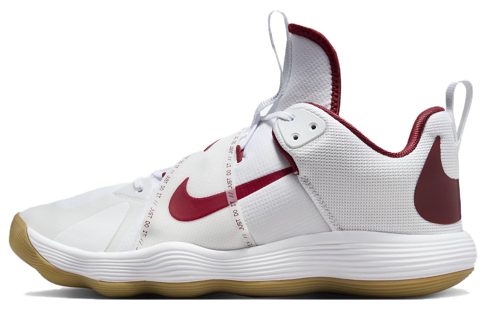 Nike React HyperSet LE Indoor Court Shoes 'White Red' DJ4473-101