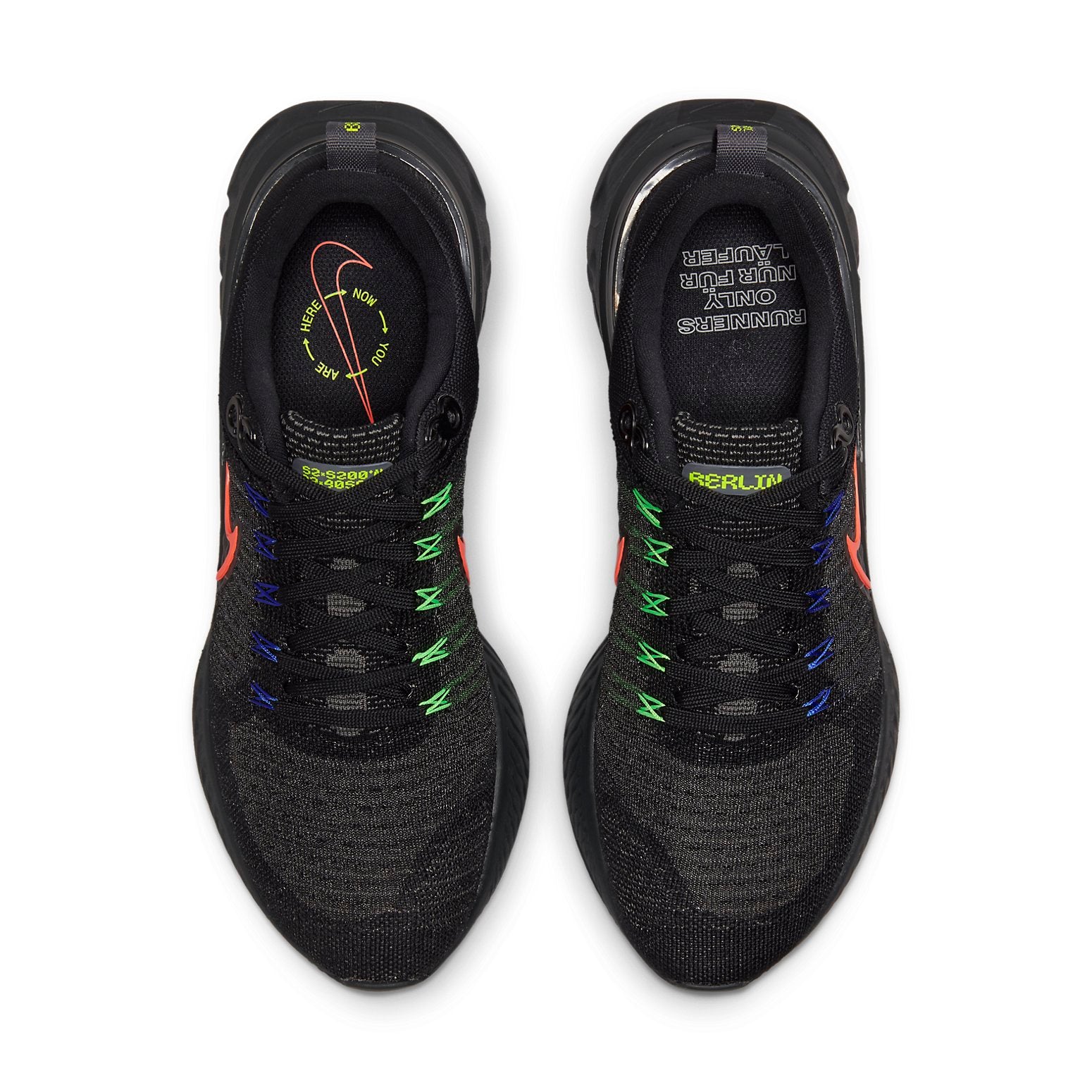 Shop Nike React Infinity Run Flyknit 2 '黑色極限橙' DN5070-001