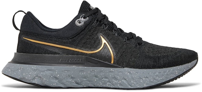 Nike React Infinity Run Flyknit 2 '黑色金屬金' CT2357-009 Buy Nike React Infinity Run Flyknit 2 '黑色金屬金' CT2357-009