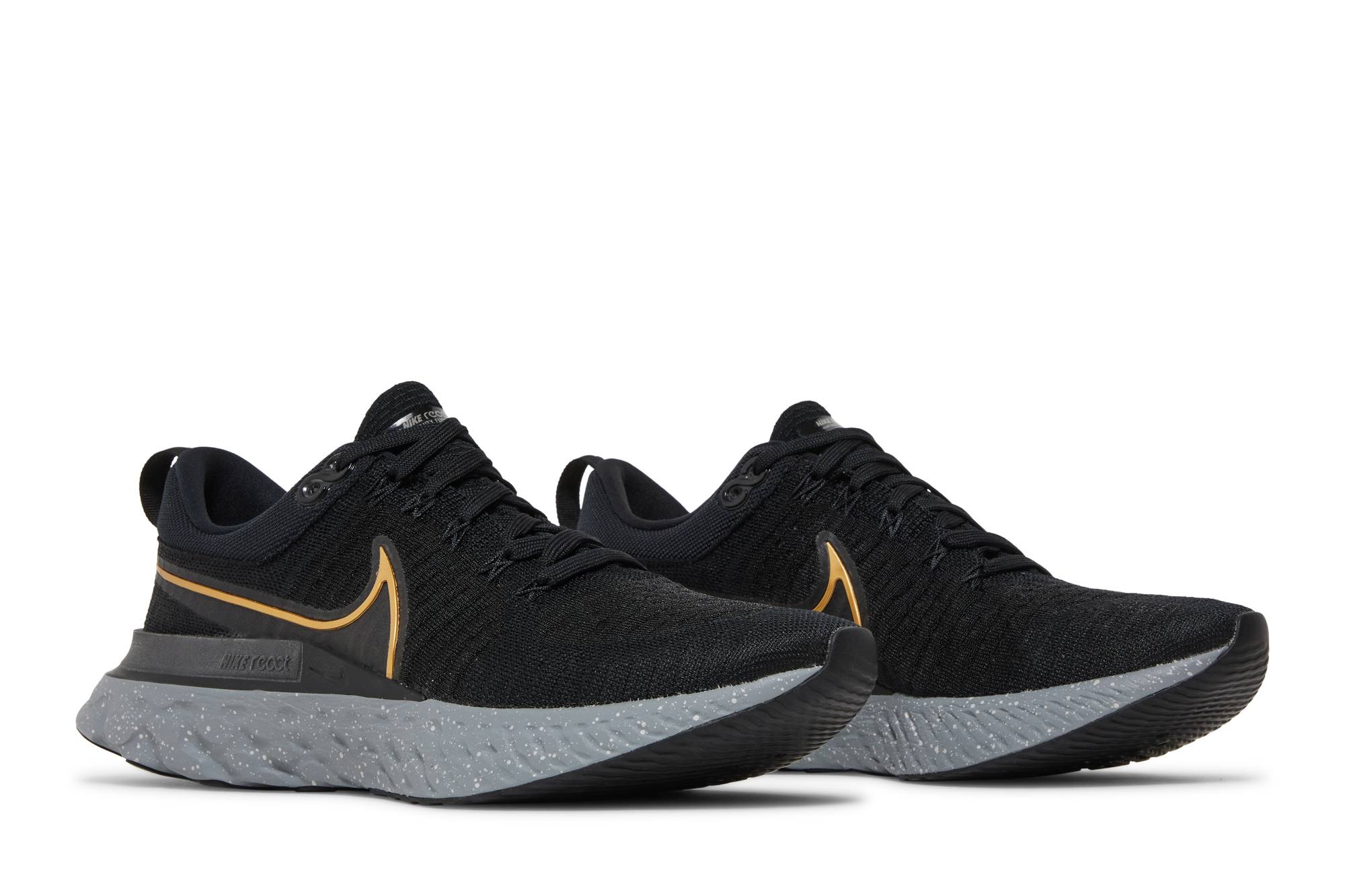 Cheap 나이키 리액트 인피니티 런 플라이니트 2 "블랙 메탈릭 골드" CT2357-009
