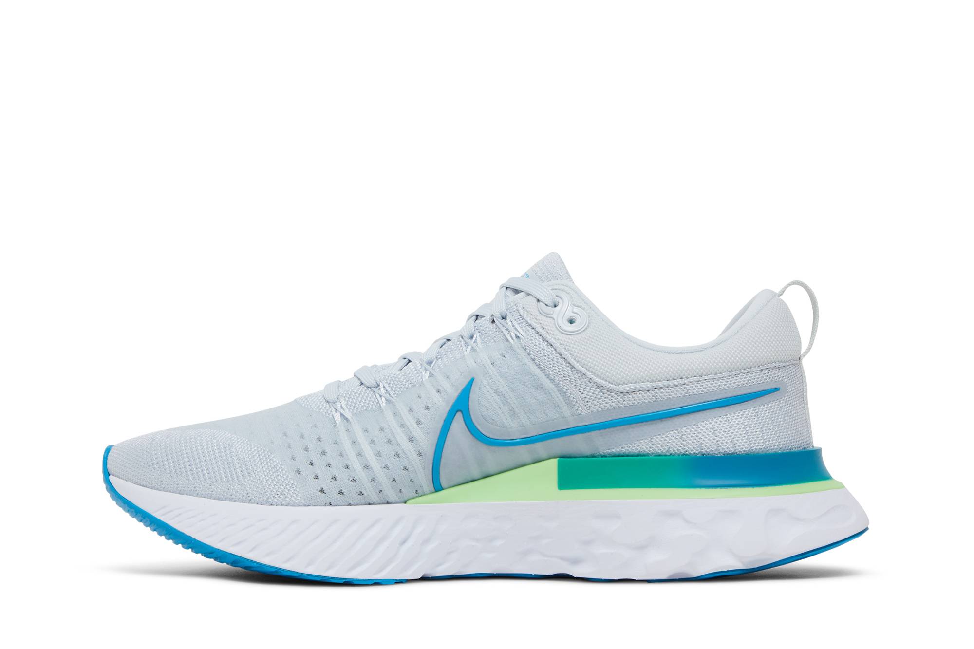 Lookbook Nike React Infinity Run Flyknit 2 'Platino Puro Esmeralda Azul Láser' CT2357-007