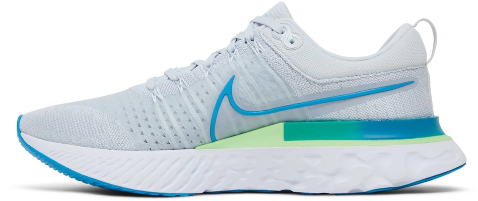 Nike React Infinity Run Flyknit 2 'Pure Platinum Emerald Laser Blue' CT2357-007 Lookbook Nike React Infinity Run Flyknit 2 'Pure Platinum Emerald Laser Blue' CT2357-007