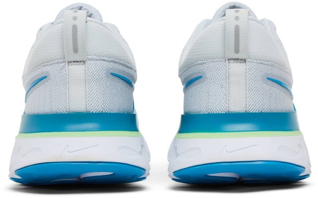 Nike React Infinity Run Flyknit 2 'Pure Platinum Emerald Laser Blue' CT2357-007 Details for Nike React Infinity Run Flyknit 2 'Pure Platinum Emerald Laser Blue' CT2357-007
