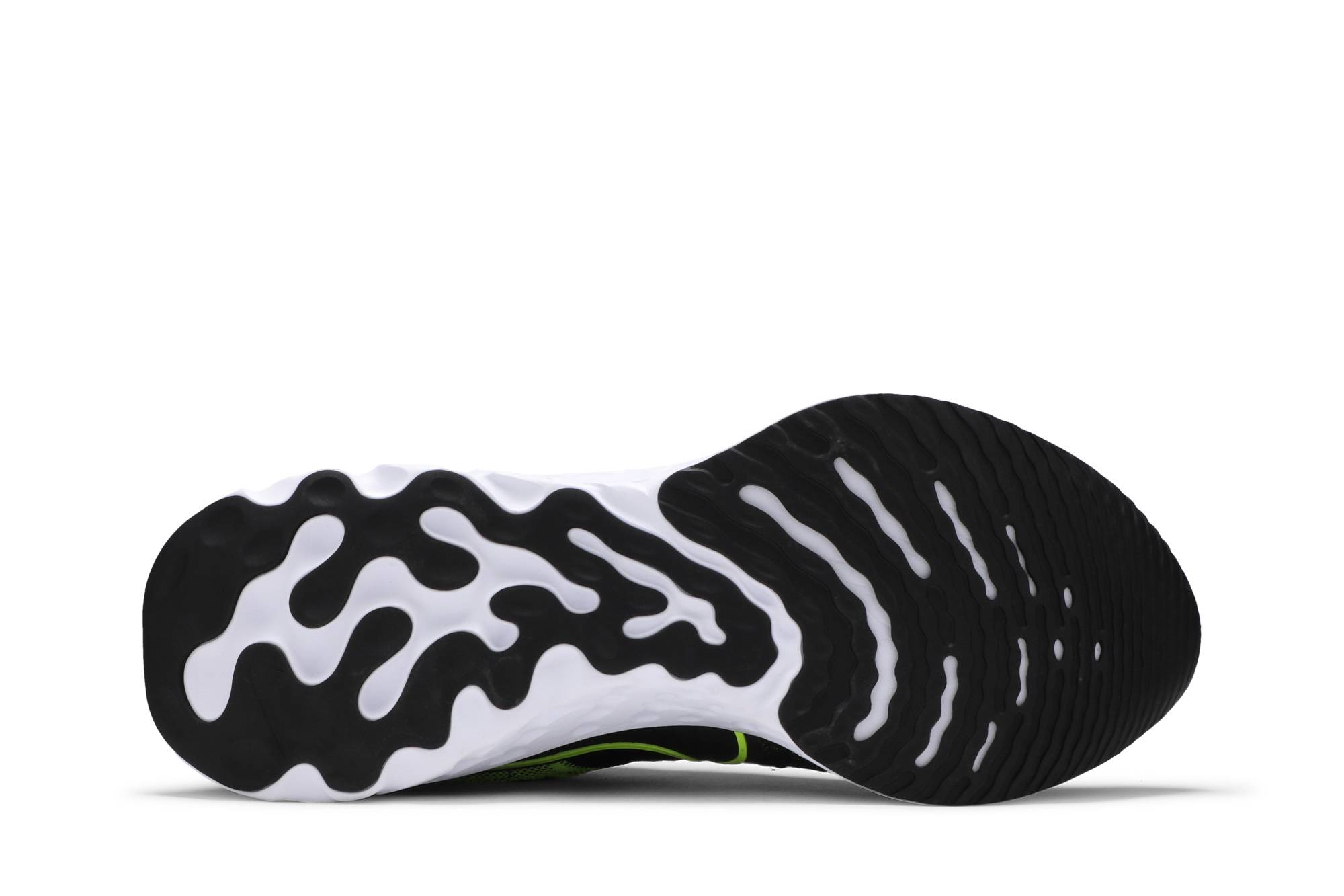 Shop Nike React Infinity Run Flyknit 2 'Volt Black' Pria Wanita Sneakers CT2357-700