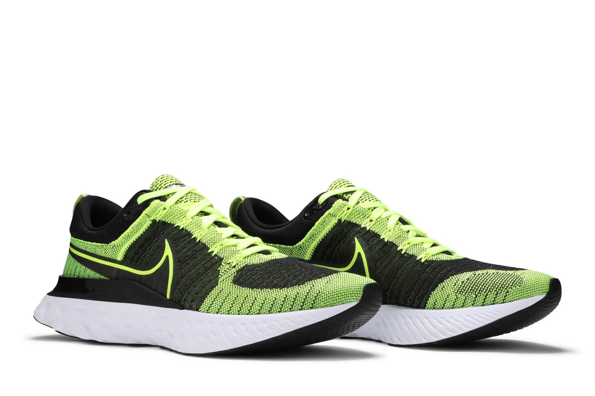Cheap Nike React Infinity Run Flyknit 2 'Volt Black' Pria Wanita Sneakers CT2357-700