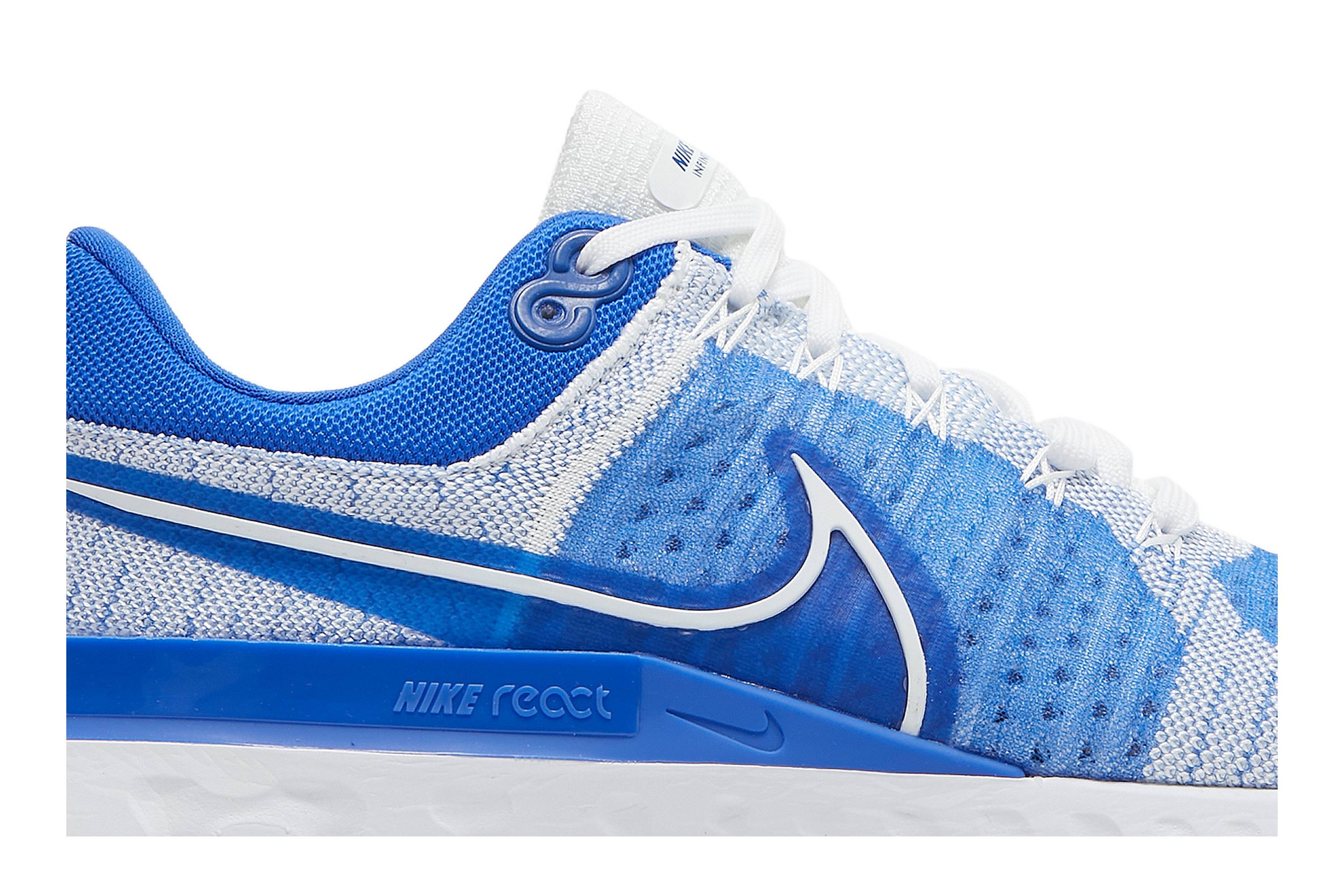 Order Nike React Infinity Run Flyknit 2 'Putih Hyper Royal' CT2357-104