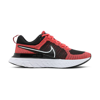 Nike React Infinity Run Flyknit 2 Black Bright Crimson