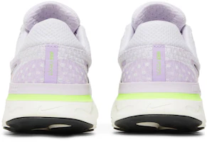 Details for Nike React Infinity Run Flyknit 3 ''Barely Grape Ghost Green'' Damen/Herren Sneakers DH5392-500