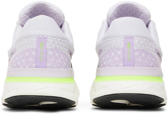 Nike React Infinity Run Flyknit 3 'Barely Grape Ghost Green' Lelaki & Wanita DH5392-500 Details for Nike React Infinity Run Flyknit 3 'Barely Grape Ghost Green' Lelaki & Wanita DH5392-500