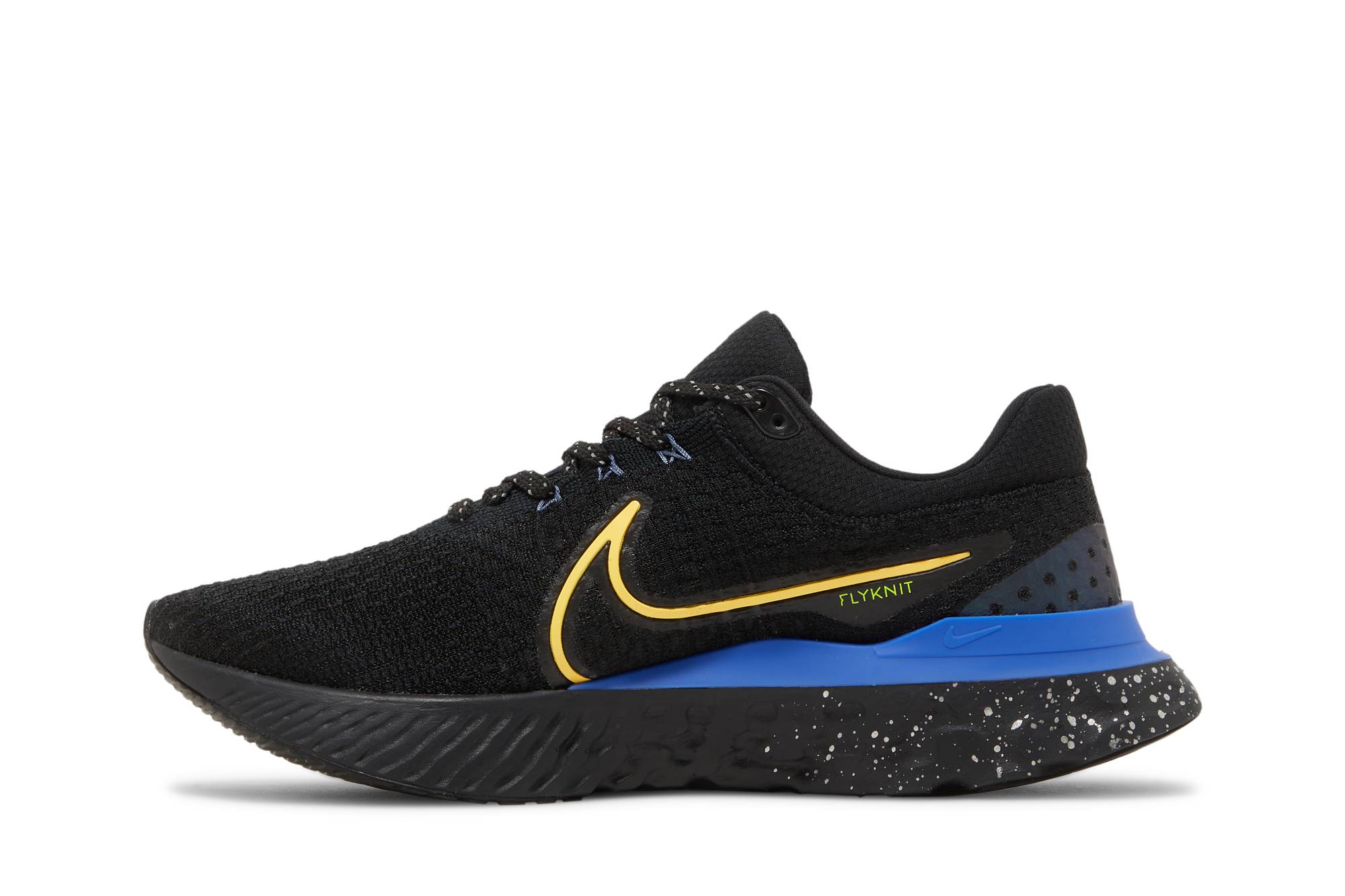 Lookbook 나이키 리액트 인피니티 런 플라이니트 3 '블랙 시트론 로얄' DZ4845-001