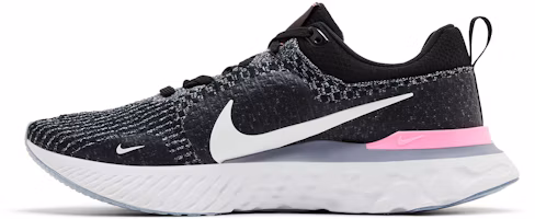Lookbook Nike React Infinity Run Flyknit 3 ''Schwarz Football Grau Rosa'' DZ3014-001