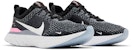 Nike React Infinity Run Flyknit 3 'Hitam Kelabu Bola Sepak Merah Jambu' DZ3014-001