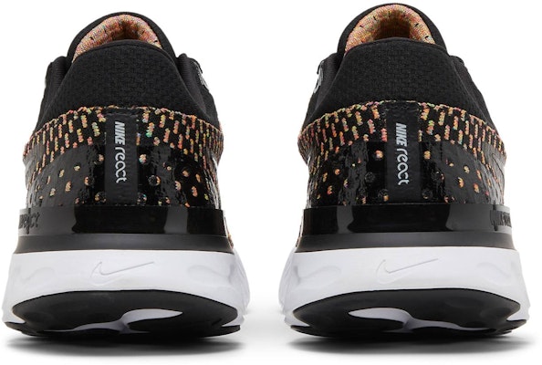 Nike React Infinity Run Flyknit 3 'Black Multi' DH5392-002 Details for Nike React Infinity Run Flyknit 3 'Black Multi' DH5392-002