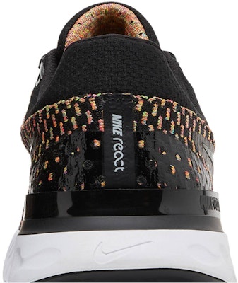 Nike React Infinity Run Flyknit 3 'Black Multi' DH5392-002 Sizing Nike React Infinity Run Flyknit 3 'Black Multi' DH5392-002