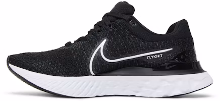 Shop Nike React Infinity Run Flyknit 3 ''Schwarz Weiß'' DH5392-001
