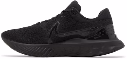 Shop 耐克React Infinity Run Flyknit 3 '全黑版' DH5392-005