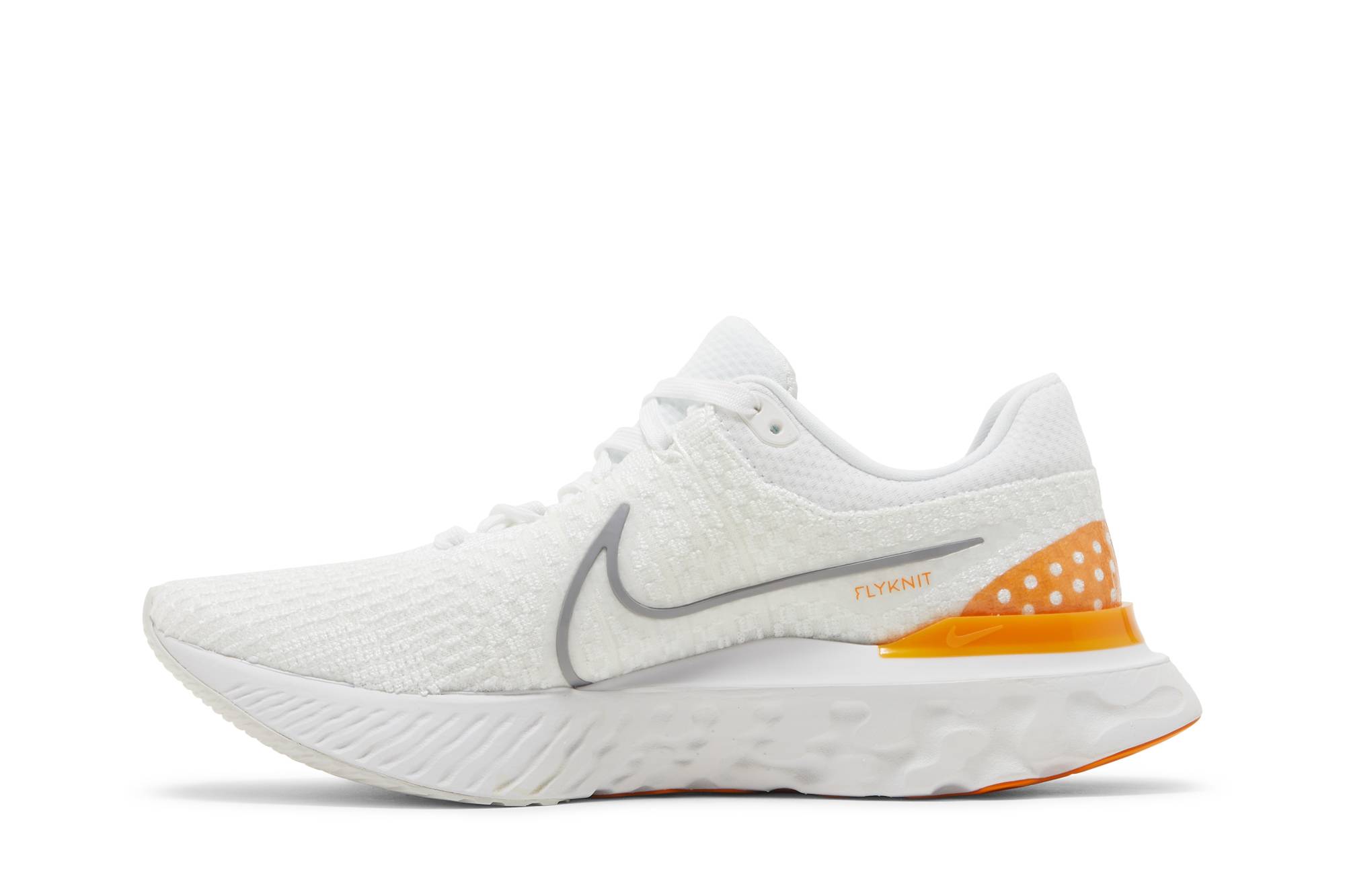 Lookbook Nike React Infinity Run Flyknit 3 'Putih Kelabu Kumquat' DH5392-100