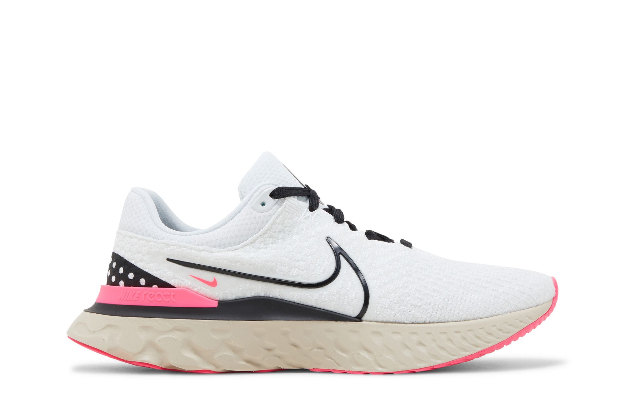 Nike React Infinity Run Flyknit 3 'White Hyper Pink' DH5392-101