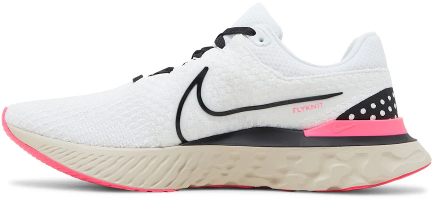 Nike React Infinity Run Flyknit 3 'Blanco Hyper Pink' DH5392-101 Shop Nike React Infinity Run Flyknit 3 'Blanco Hyper Pink' DH5392-101