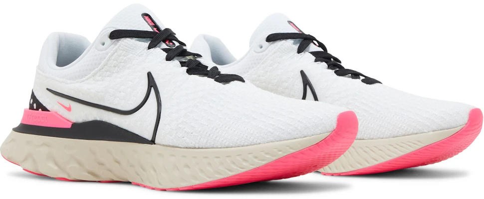 Nike React Infinity Run Flyknit 3 'Blanco Hyper Pink' DH5392-101 1
