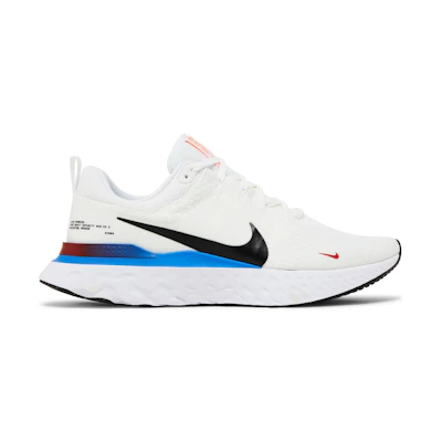 Nike React Infinity Run Flyknit 3 'White Photo Blue Red'