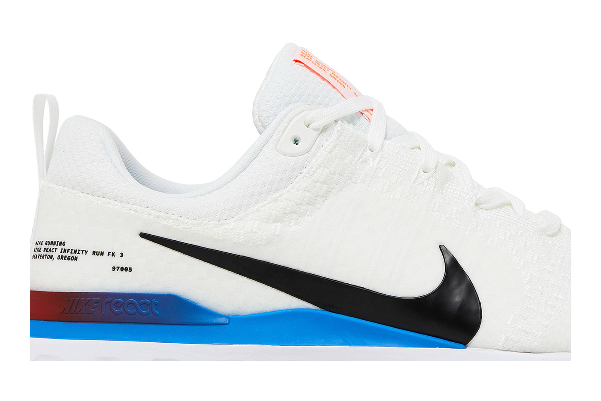 Order Nike React Infinity Run Flyknit 3 'Blanco Azul Foto Rojo' FJ3994-100