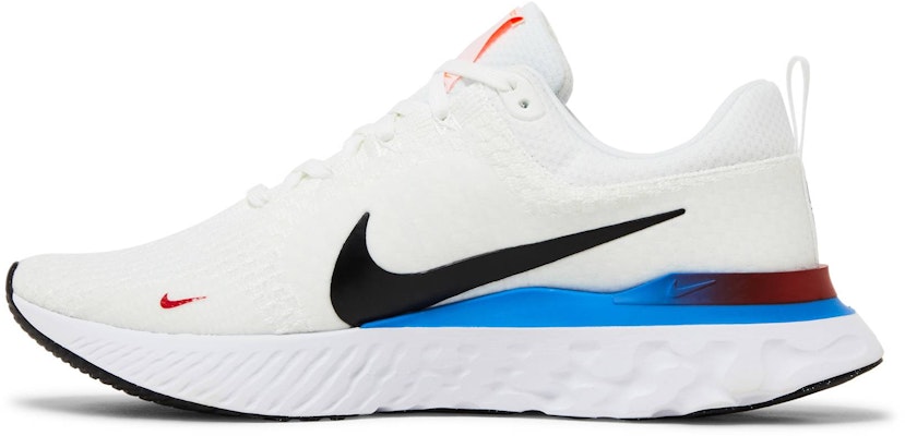 ナイキ リアクト インフィニティ3 白/フォトブルー/レッド FJ3994-100 Lookbook ナイキ リアクト インフィニティ3 白/フォトブルー/レッド FJ3994-100