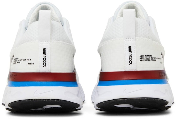 ナイキ リアクト インフィニティ3 白/フォトブルー/レッド FJ3994-100 Details for ナイキ リアクト インフィニティ3 白/フォトブルー/レッド FJ3994-100