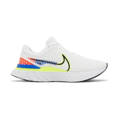 Nike React Infinity Run Flyknit 3 PRM 'White Racer Blue Volt'