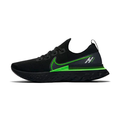 Nike React Infinity Run Flyknit 'Black Green'